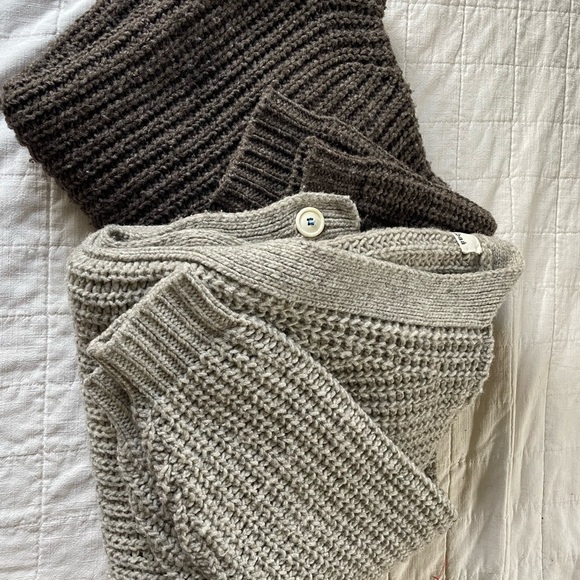 Babaa no 19 cardigan in mist - Picture 3 of 8